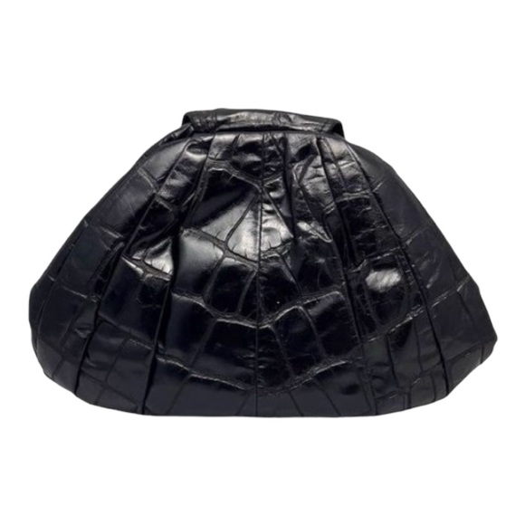 Park Avenue International Vintage Crossbody Clutch Genuine Crinkled Leather Bag - Picture 8 of 12